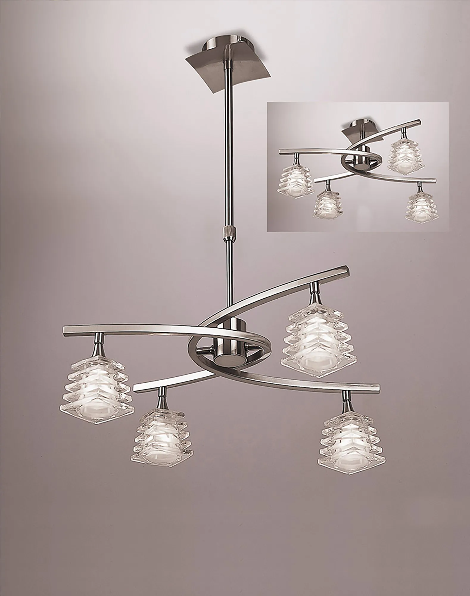 Keops Ceiling Lights Mantra Multi Arm Fittings